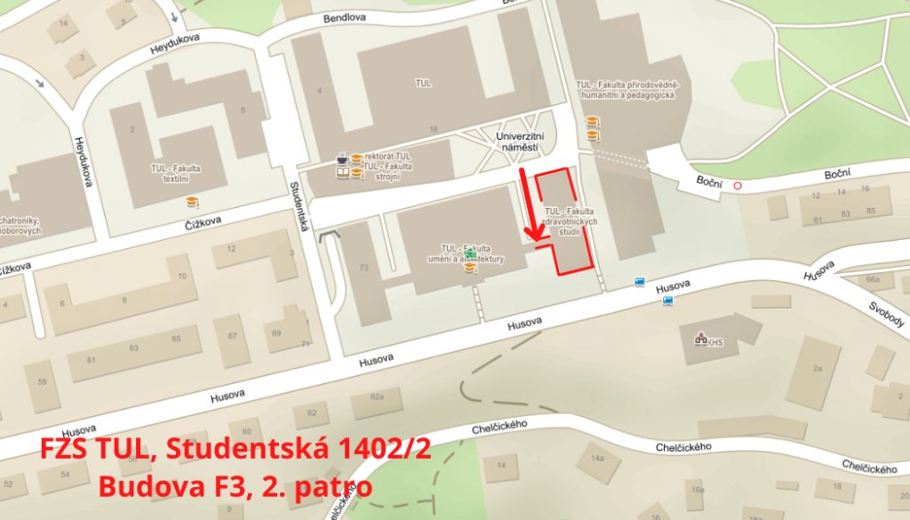 Mapa – umístění FZS